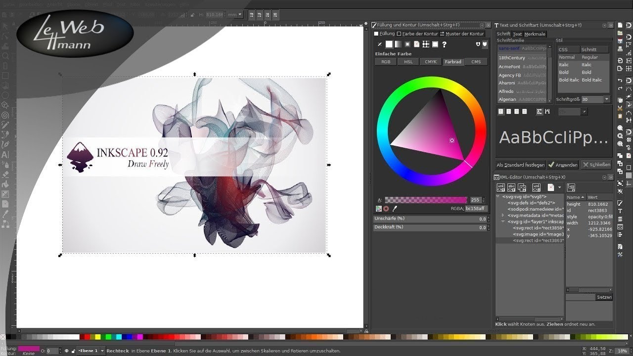 Verlustfreie Grafiken erstellen - Eine Einführung in die Vektorgrafik - Tutorial