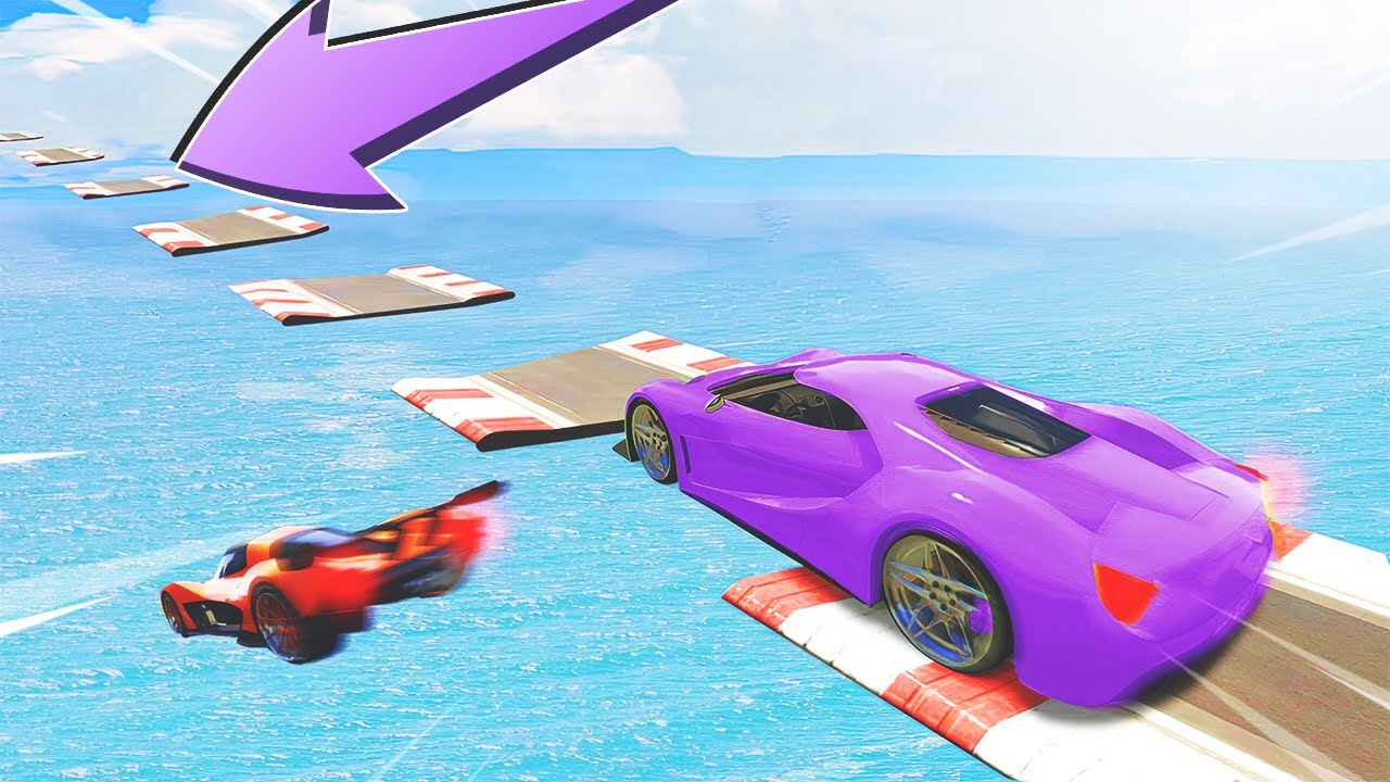 🟠 98.584% IMPOSSIBLE MULTI CAR PARKOUR IN GTA 5