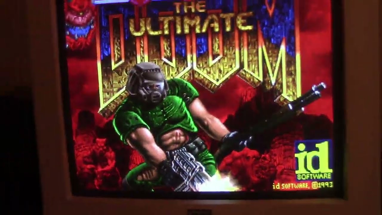 Ultimate DOOM on a 486