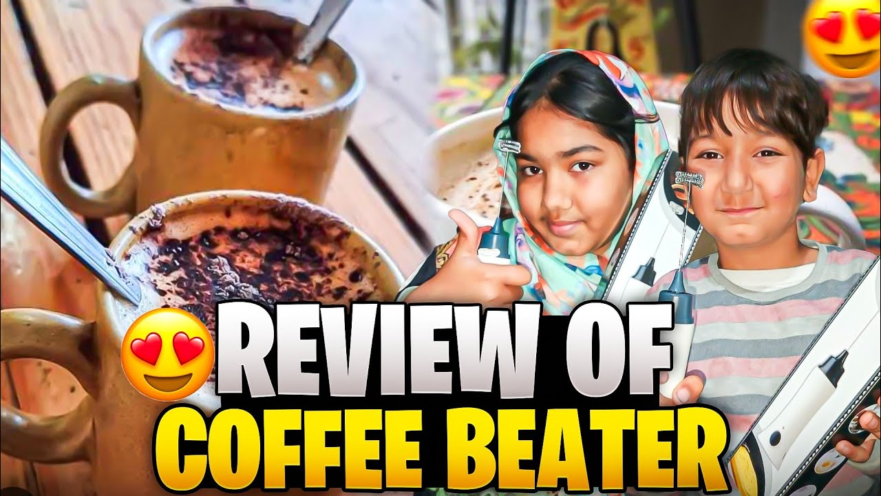 Chargeble Coffee Beater Review ||How To Use  Coffee Beater Machine||Zainsh khattak Vlogs 