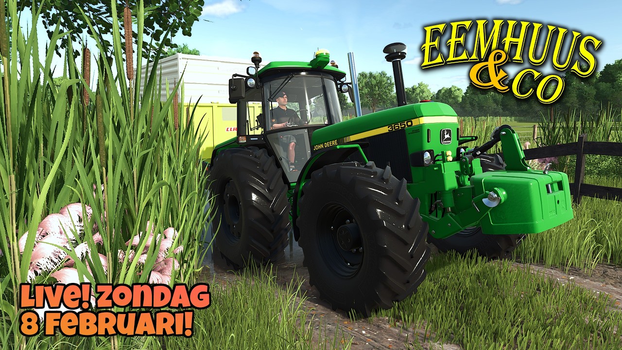 🔴DIKKE John Deere!! | Eemhuus en Co op de Wâld'n! #fs25 #live #farmingsimulator25