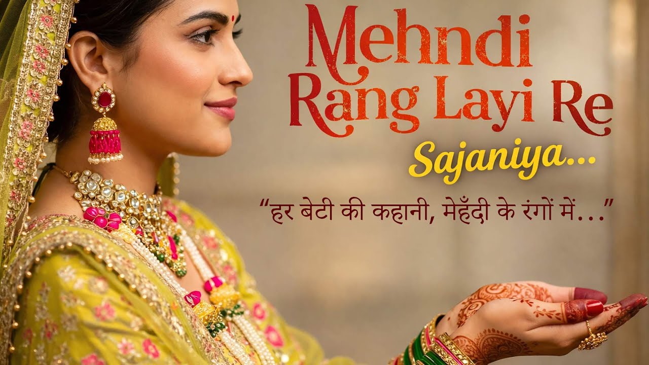 👉 Mehndi Rang Laai Re Sajaniya | Emotional Mehndi & Bidaai Song | Wedding Song