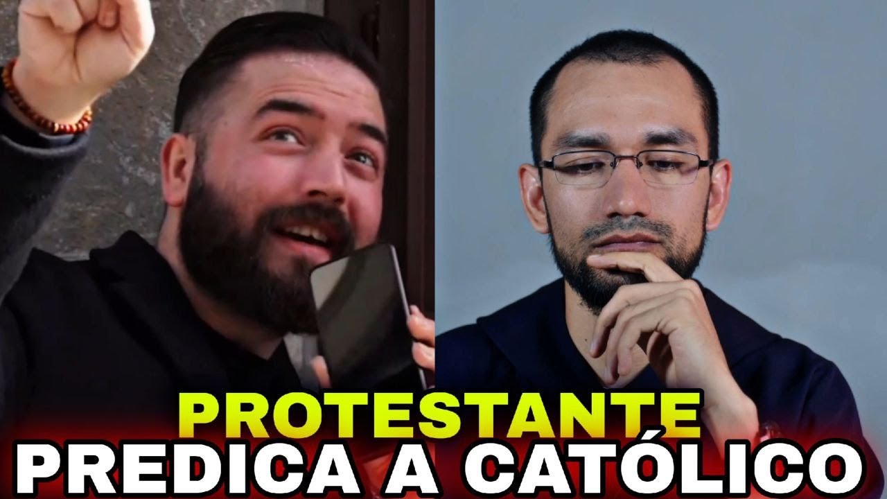 Protestante a🔺CATÓLICO predica el Evangelio en la calle 👉Sacerdote reacciona: Fe y Obras