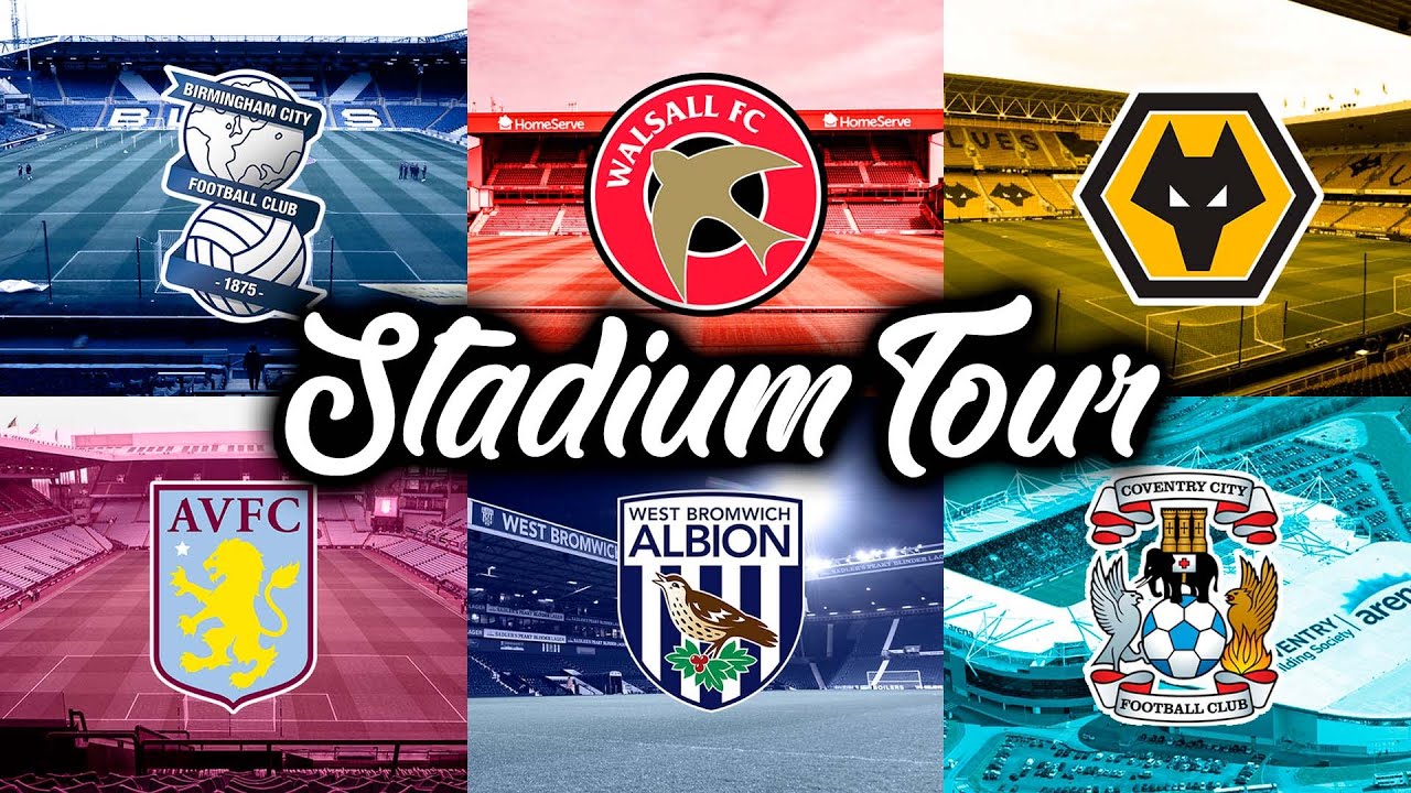 ⚽ Football Stadium Tours - Birmingham - Aston Villa - Wolves - West Brom - Walsall - Coventry City ⚽