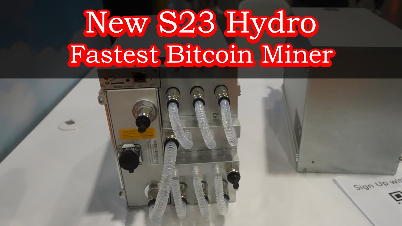 S23 Hydro Miner from Bitmain - Fastest Bitcoin Miner 2025
