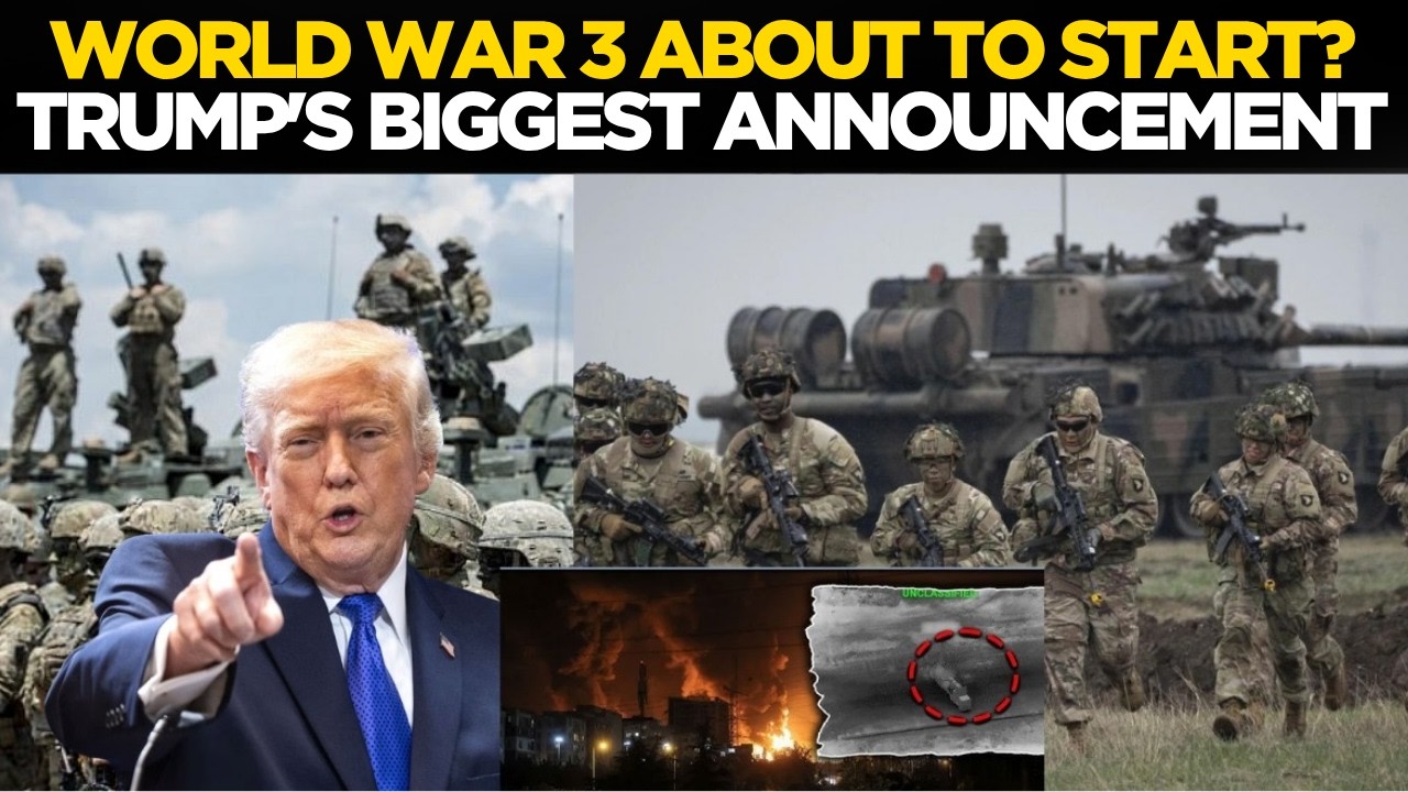 US-Iran War LIVE | World War 3 About To Start | Trump's Biggest Announcement | Trump Latest Live