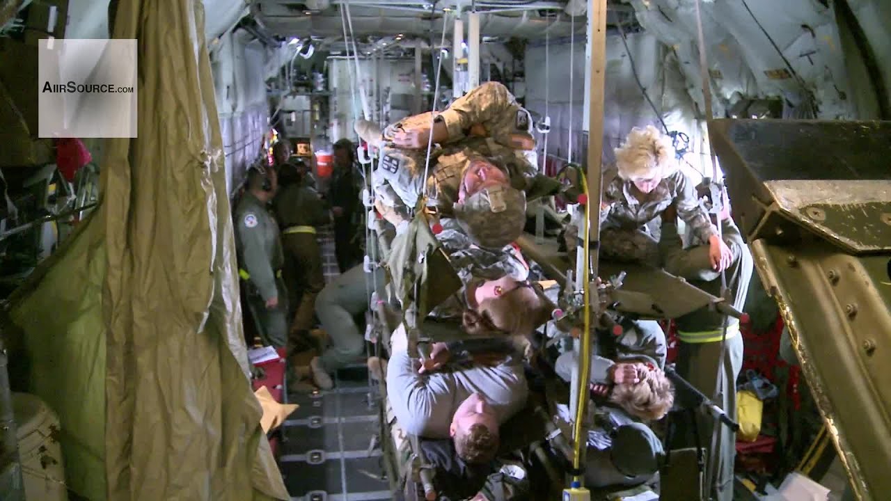 C-130 Hercules - Global Medic 2013 Aeromedical Evacuation in Flight