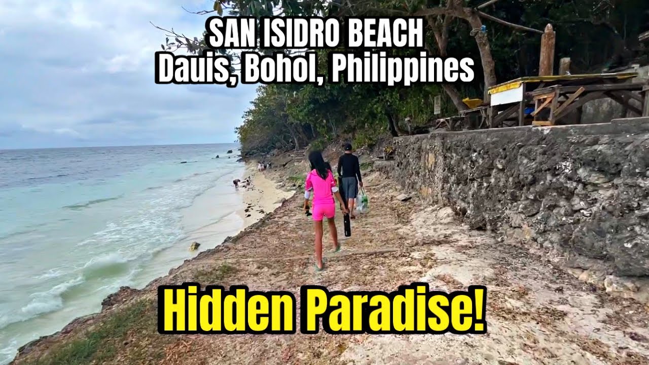 Hidden Paradise! Discover San Isidro Beach in Dauis Bohol 