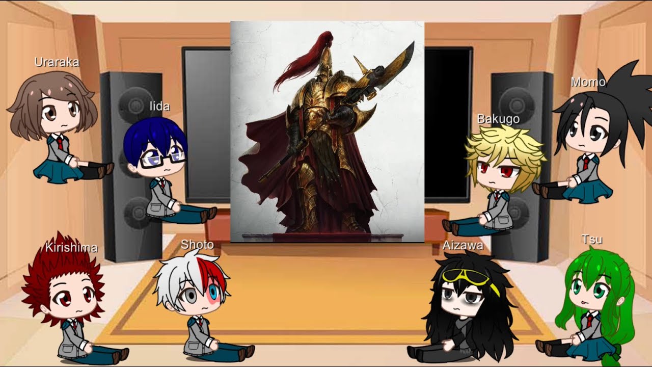 Class 1a react to Deku as Custodes [1/2]