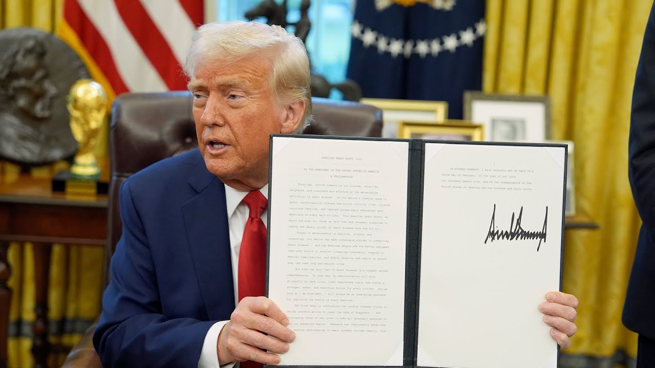 Happening Now: Trump Signs Executive Order On Sports Council, Fitness Test