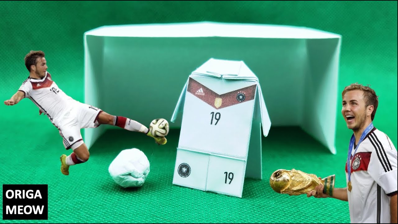 Easy Origami Soccer Player Anyone Can Try!