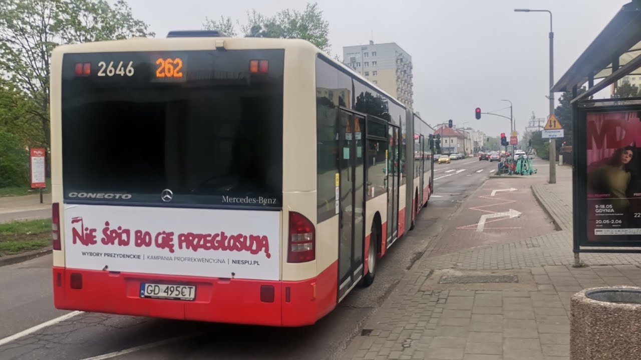 GAIT Cała linia 262 kierunek Przymorze SKM Mercedes-Benz Conecto G #2646