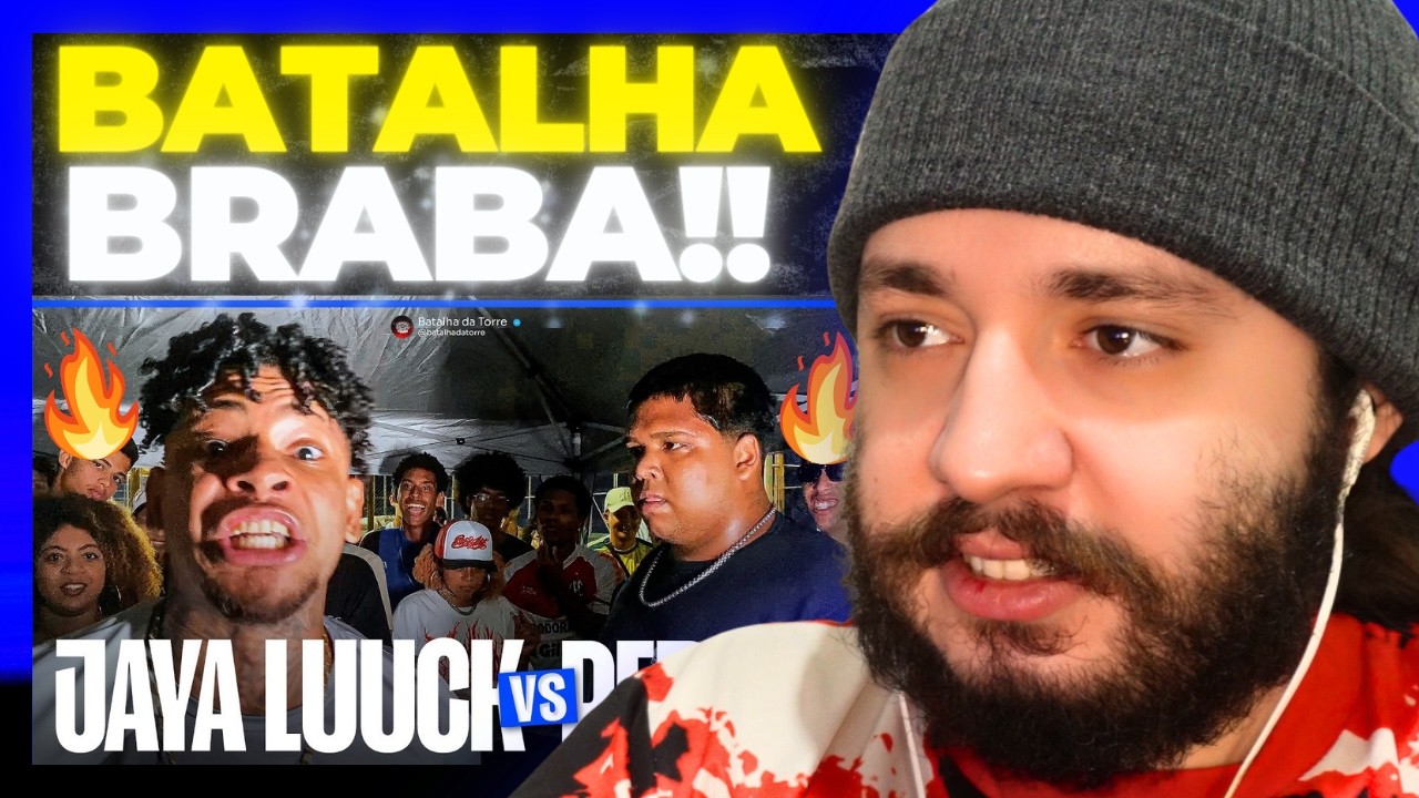 (PEGOU FOGO 😱🔥) JAYA LUUCK X PEDRIN (ES) | BATALHA DA TORRE X BATALHA DA ATLÂNTICA | REACT BAUEB