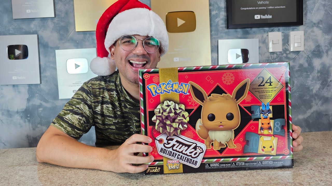 CALENDÁRIO DE NATAL POKÉMON COM MUITAS SURPRESAS!
