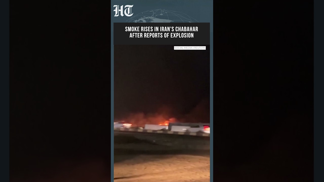 Explosion Reported in Iran&rsquo;s Chabahar Port as Thick Smoke Rises | Iran-USA War | #shorts