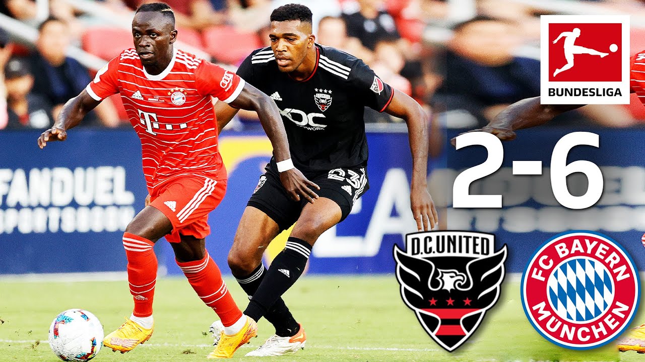 Man&eacute; & de Ligt Debut & First Goal for Bayern | DC United vs. FC Bayern M&uuml;nchen 2-6 | Highlights