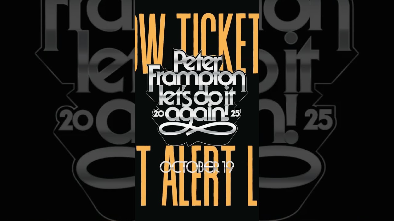 LOW TICKET ALERT - Peter Frampton
