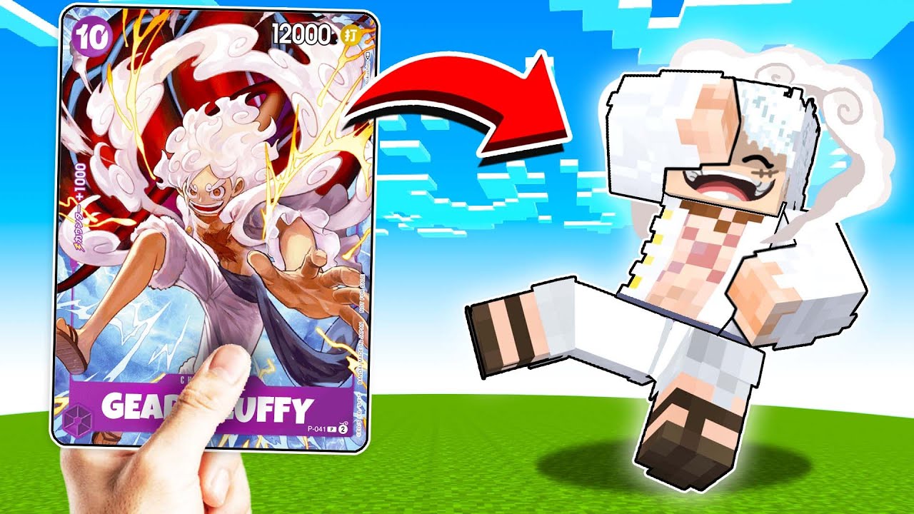One Card Decides our ONE PIECE Power in Minecraft