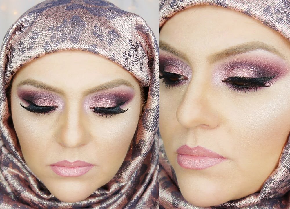 Maquillaje Exótico Arabe Con Brillo