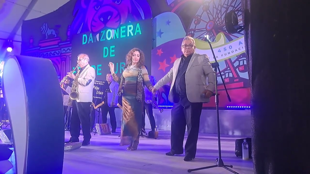 Danzon Salon México baila Fernando Suaste y Enni GM