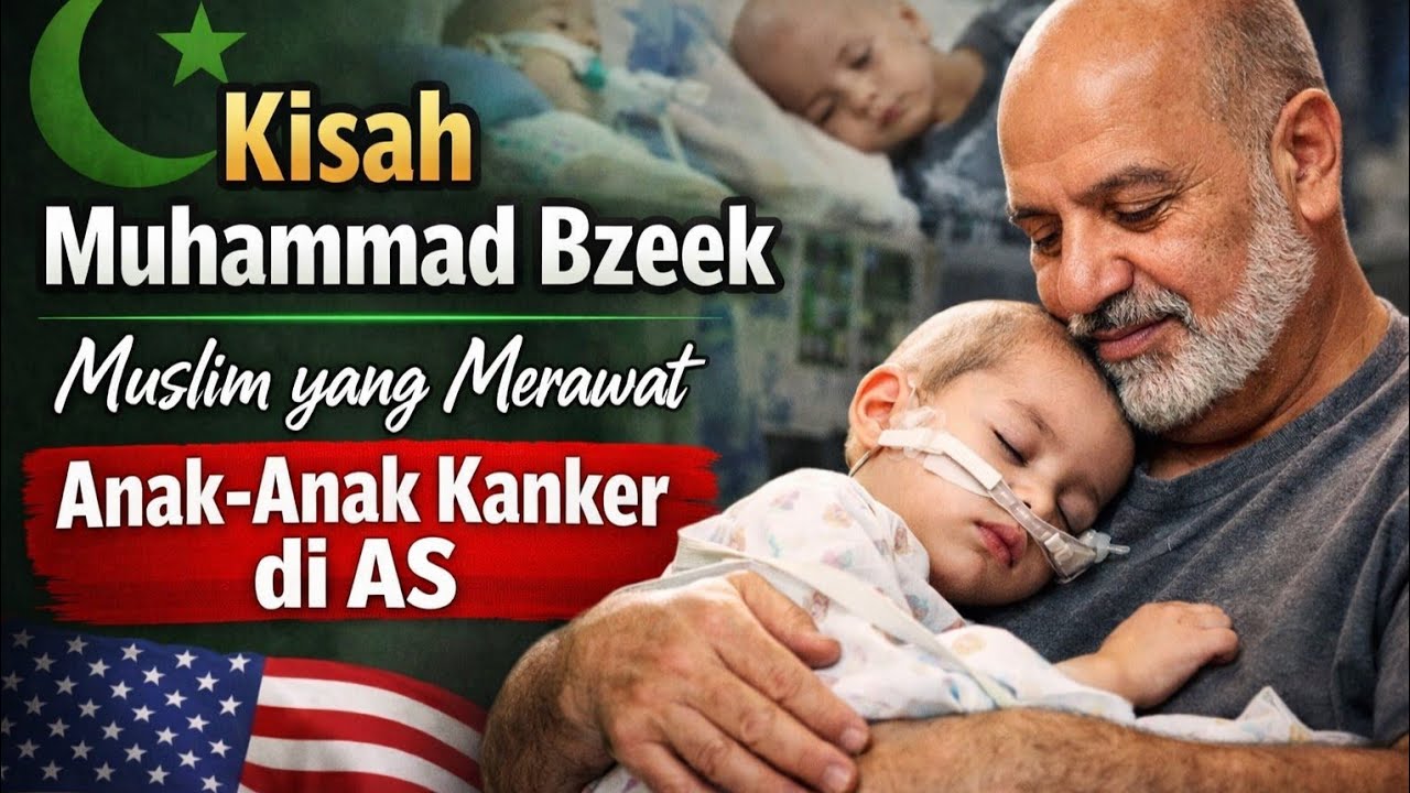 KISAH MUHAMMAD BZEEK ||  MUSLIM YANG MERAWAT ANAK-ANAK KANKER YANG TERABAIKAN DI AS
