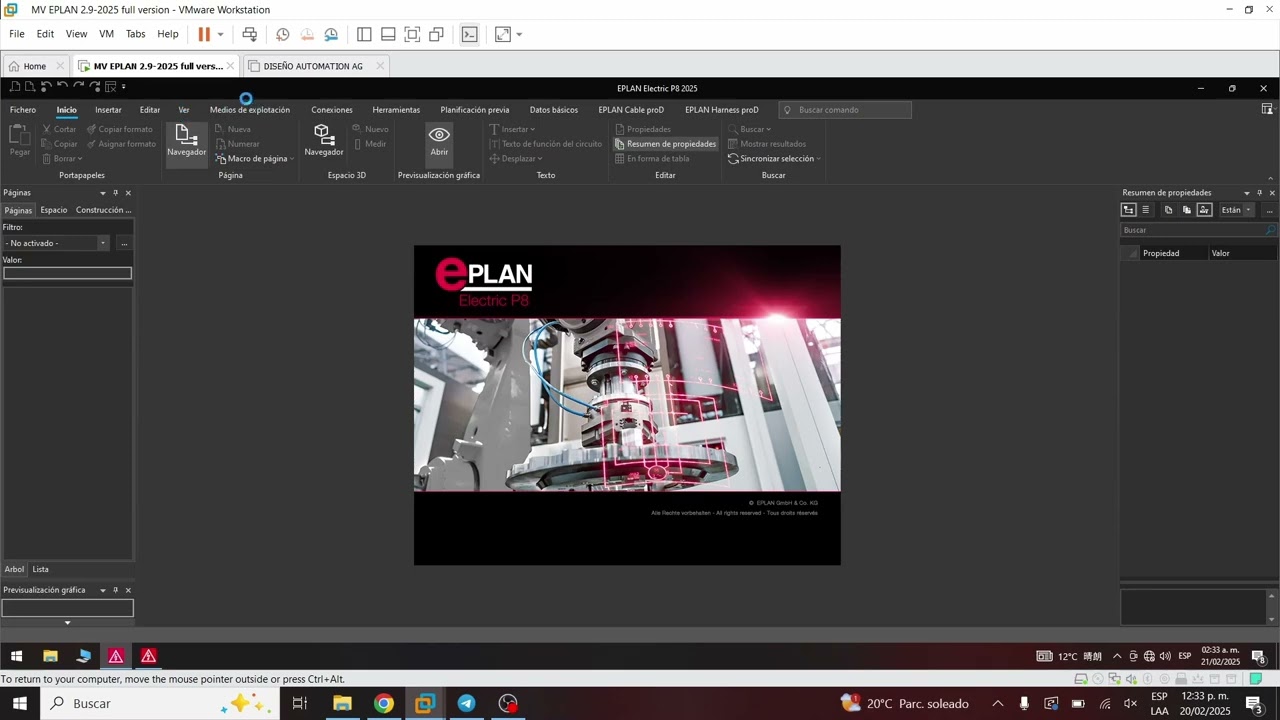 Como activar barra de menu en Eplan Electric 2024-2025