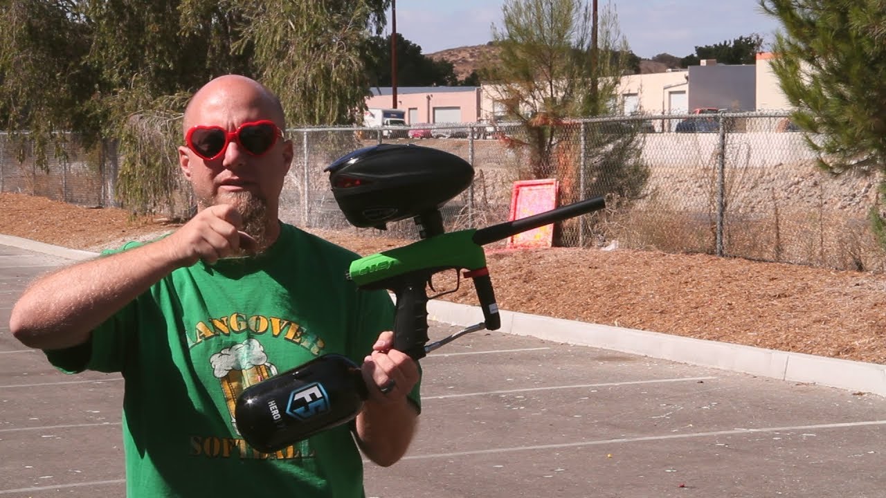 GoG eNMEy Paintball Gun - Shooting