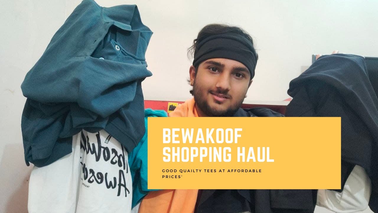 Bewakoof t-shirt shopping haul. T-shirts under @249!! | Online shopping haul |