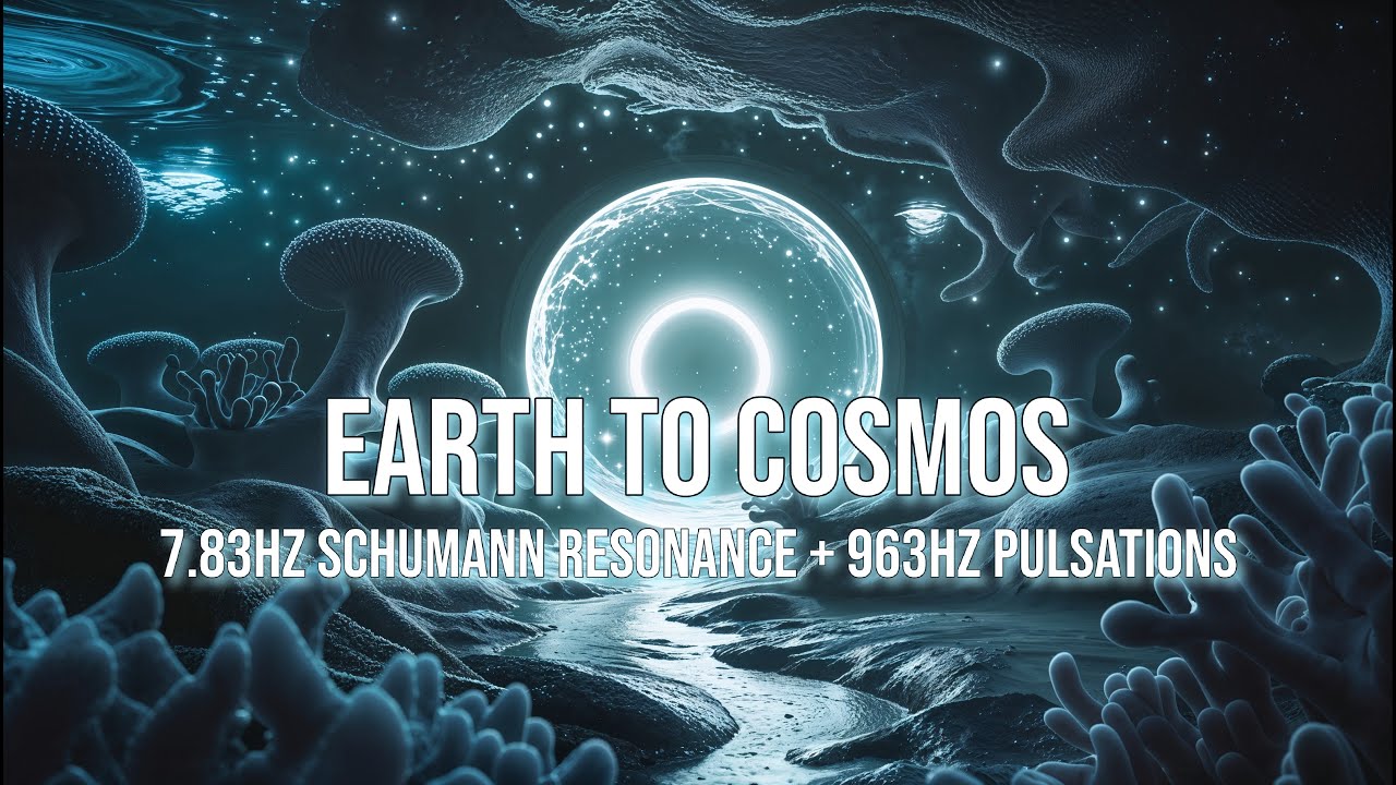 Earth to Cosmos | 12 Hours of 7.83Hz Schumann Resonance + 963Hz Pulsations