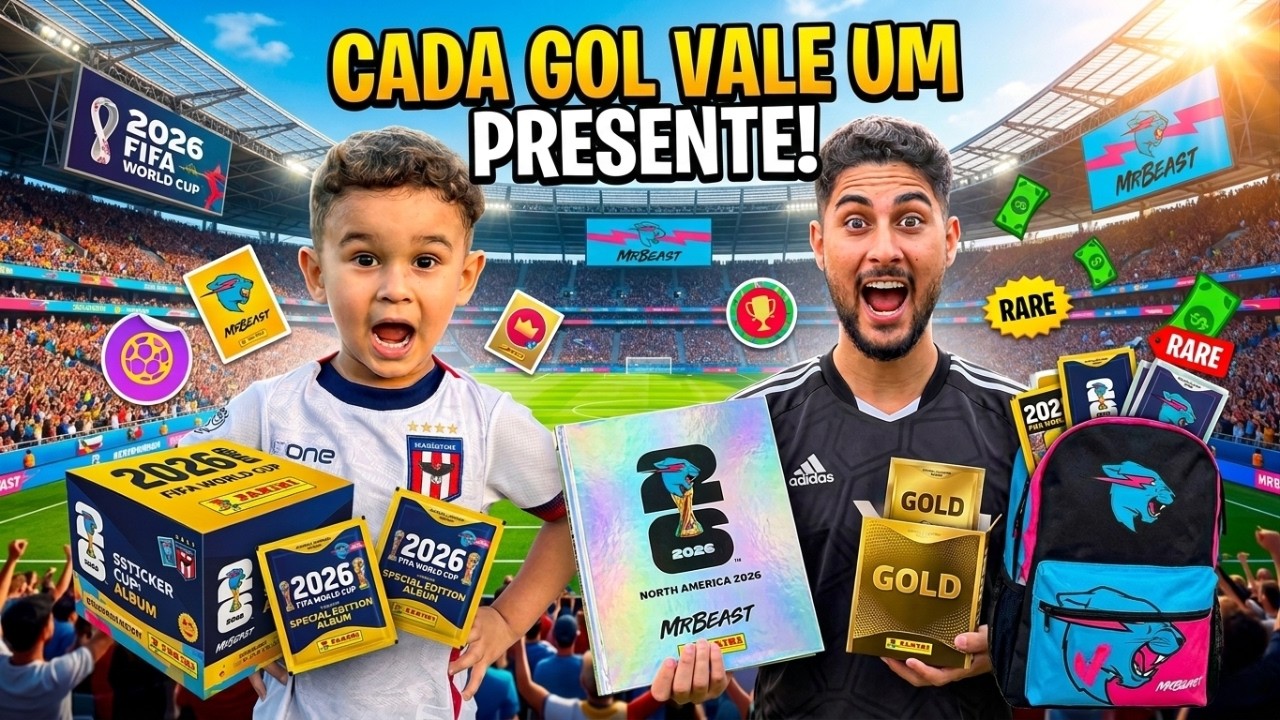 DESAFIEI MEU FILHO VALENDO PRESENTE MISTERIOSO DA COPA DO MUNDO 2026!