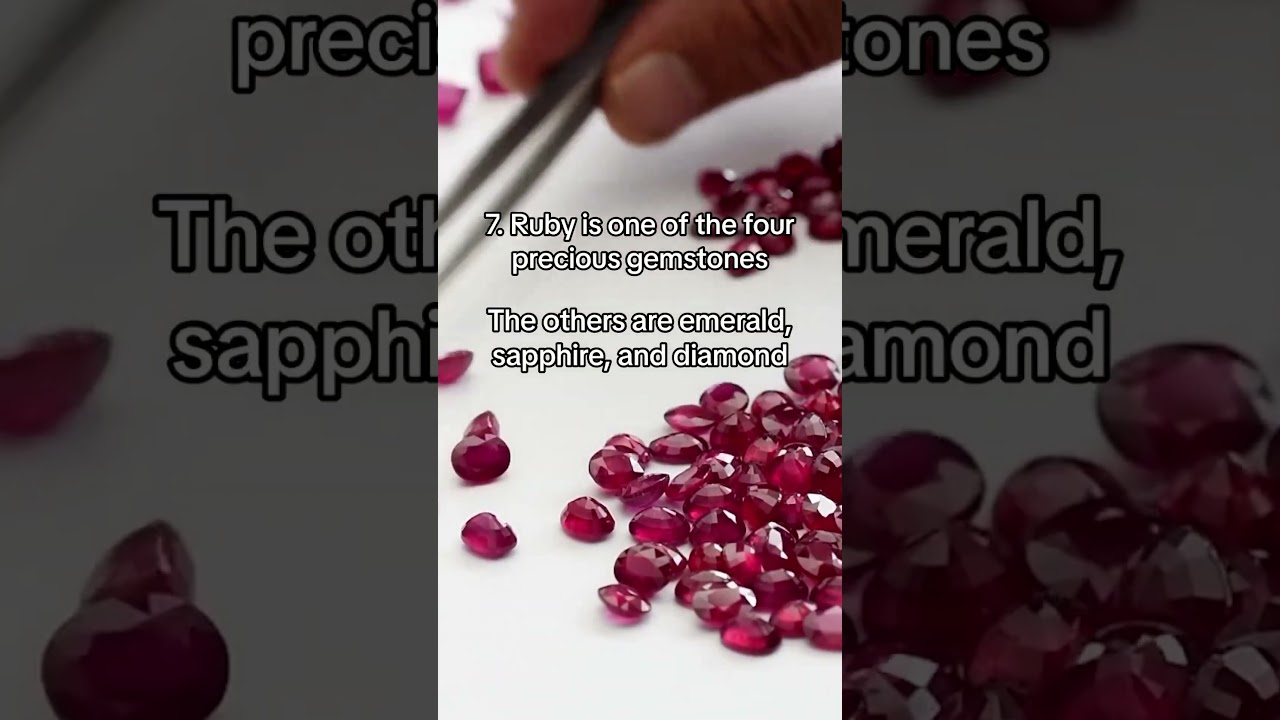 10 interesting facts about rubies, the rare precious gemstone #gemstonejewelry #rubyjewelry