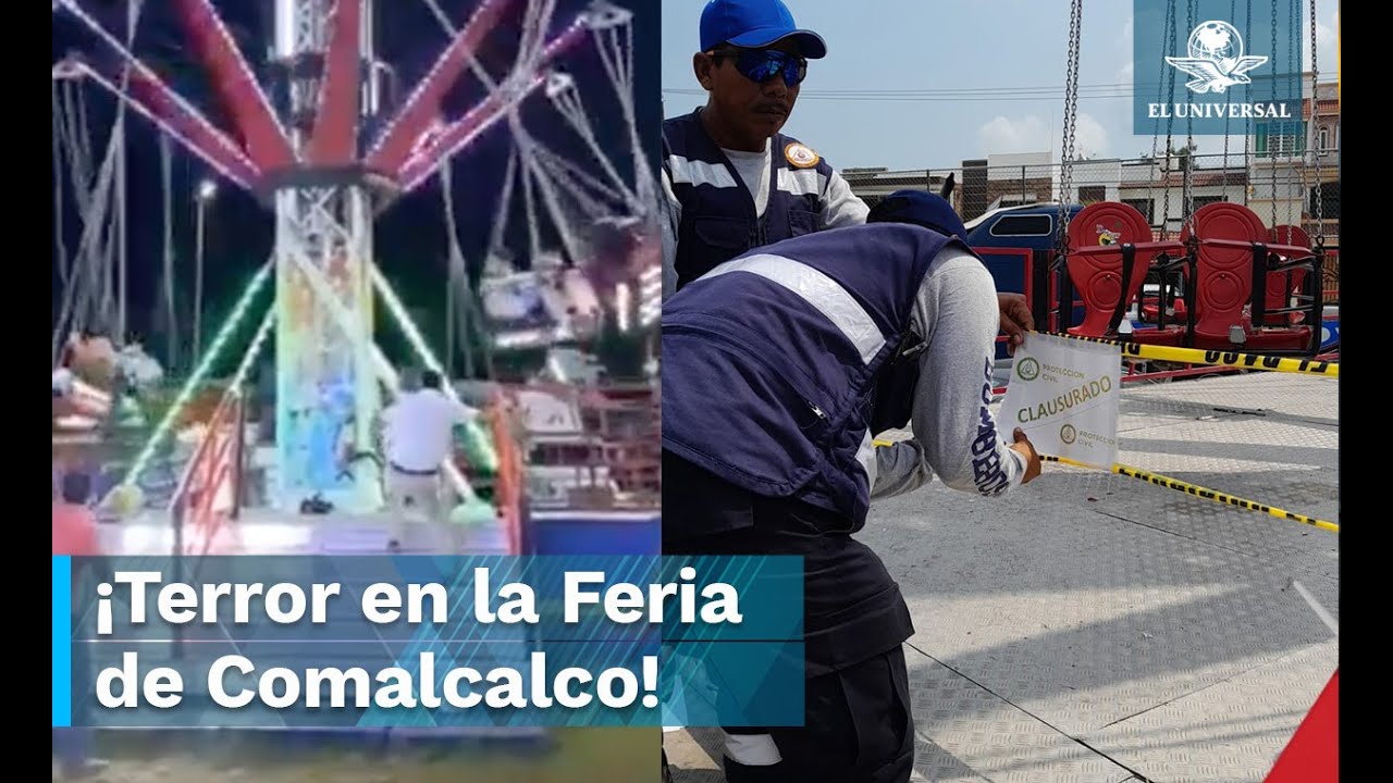 ¡Gran susto! Falla juego mecánico en Tabasco; reportan  varios heridos
