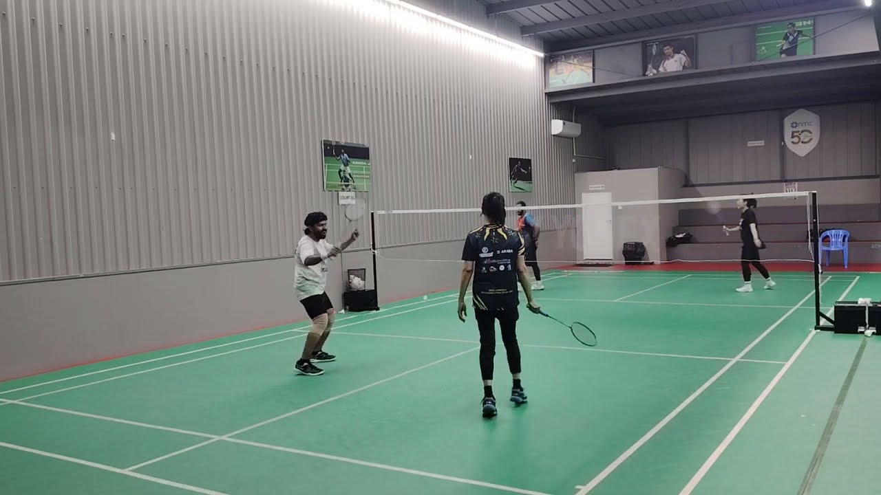 SK/XU Vs MANAF/LANI | MIXED DOUBLES QUEUING SHUTTLERS AL AIN UAE