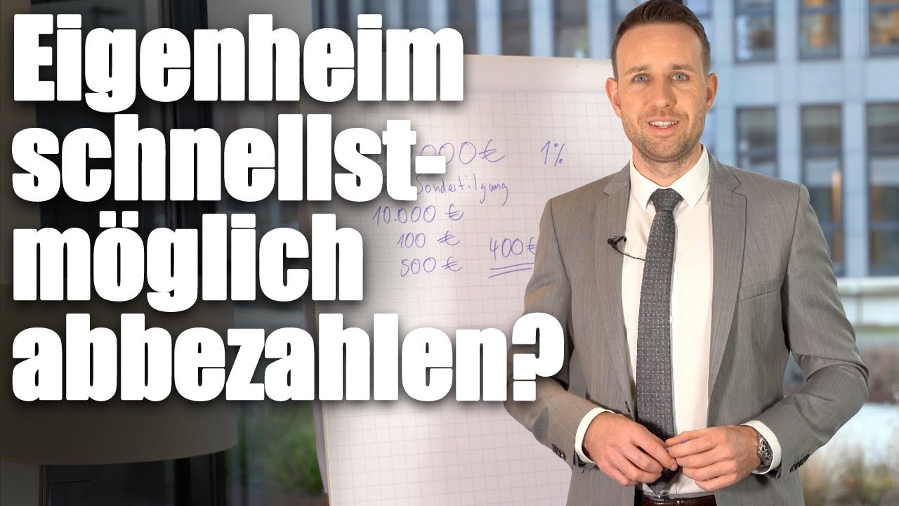 Warum Sonderzahlungen in dein Eigenheim keinen Sinn machen!
