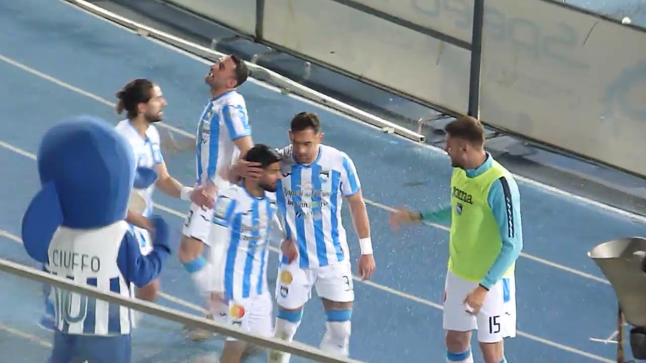 Pescara 3-0 Entella esultanza gol di Insigne 18-3-2026