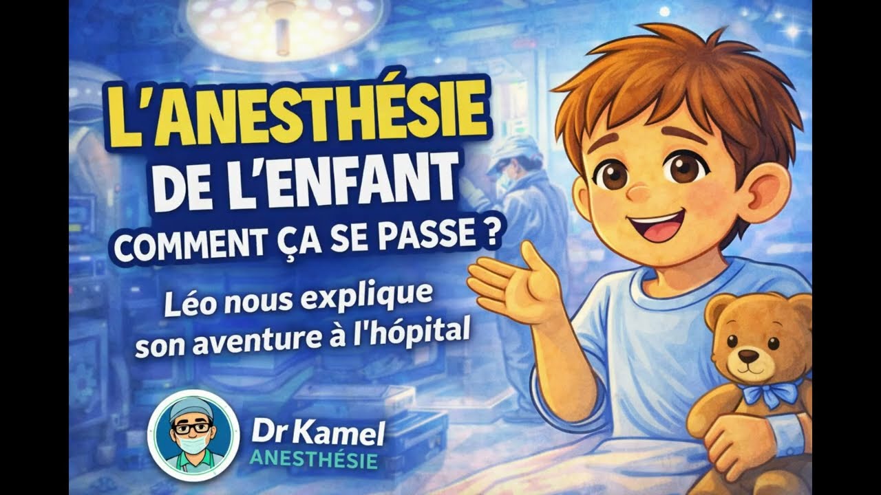 L’anesthésie de l’enfant : comment ça se passe ? vidéo explicative aux enfants.