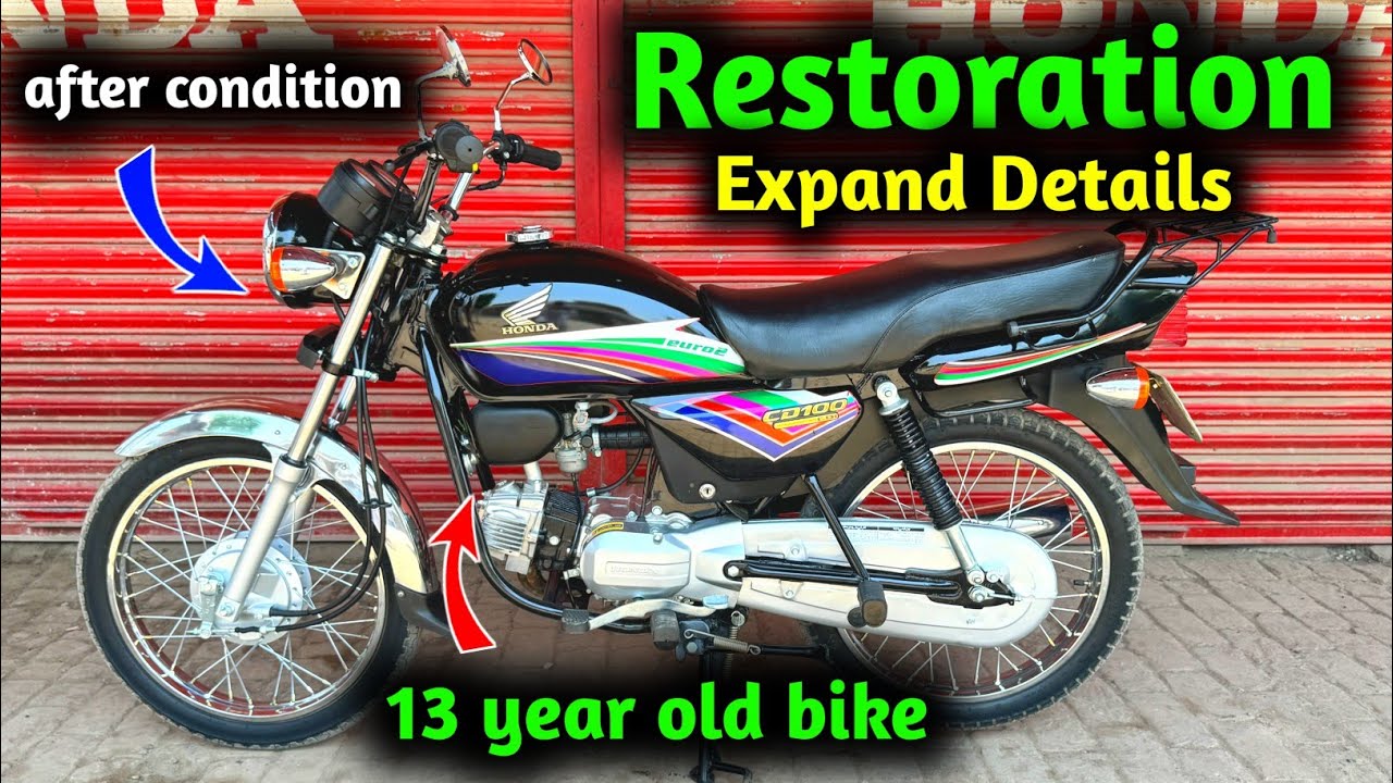 Honda CD 100 Old Model Bike Complete Restoration and Expense Details