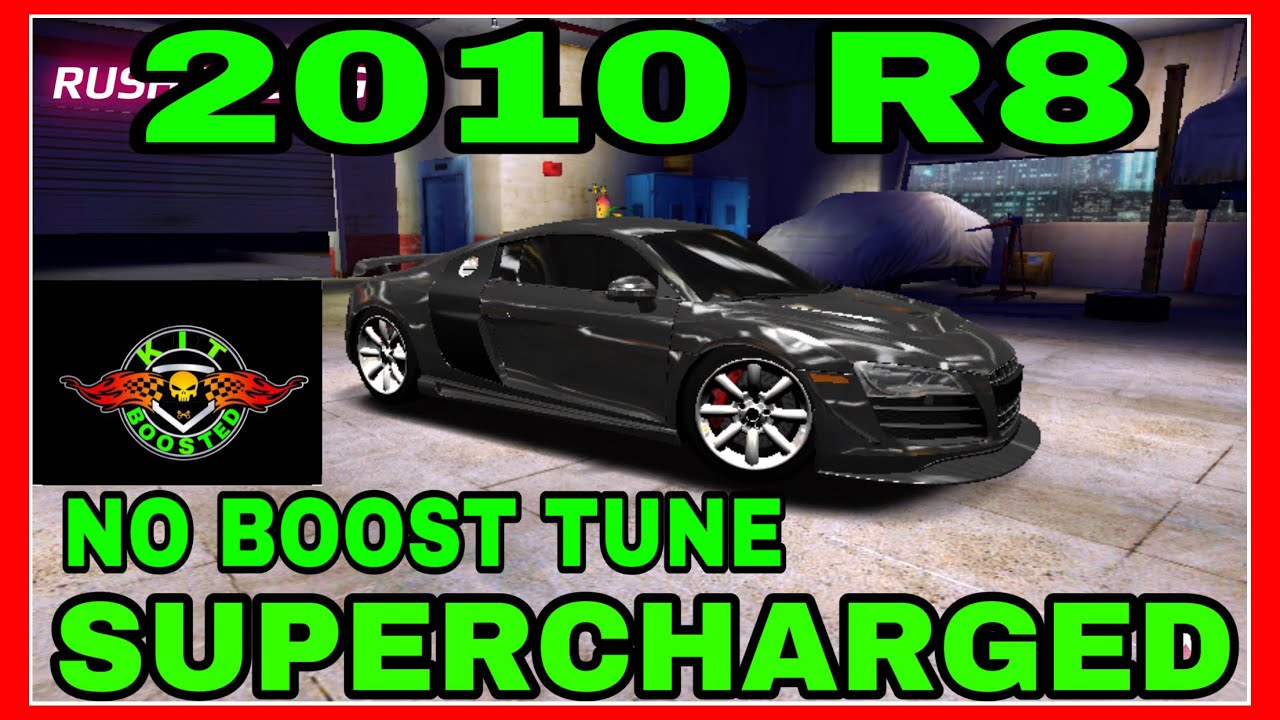 ( 2010 R8 ) NO BOOST SUPERCHARGED TUNE. RUNS 8.68. Thanks for watching 👍