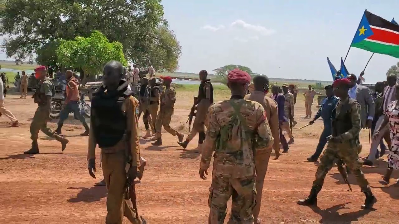 H.E Governor Bona Panek Biar in Tonj South - Kuajok | 2020.