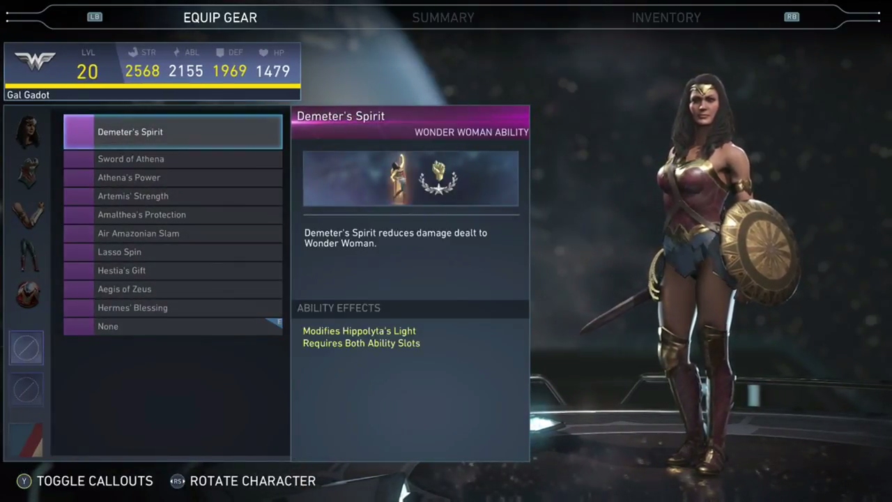 Injustice 2 - Wonder Woman  All Unlockable Abilities