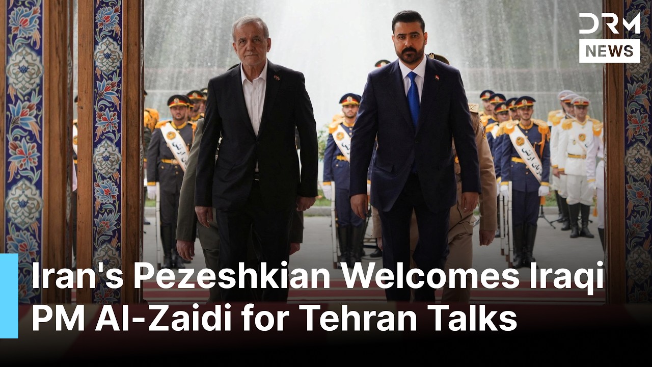 Iran's Pezeshkian Welcomes Iraqi Prime Minister Ali Al-Zaidi for High-Stakes Tehran Talks | AC1B