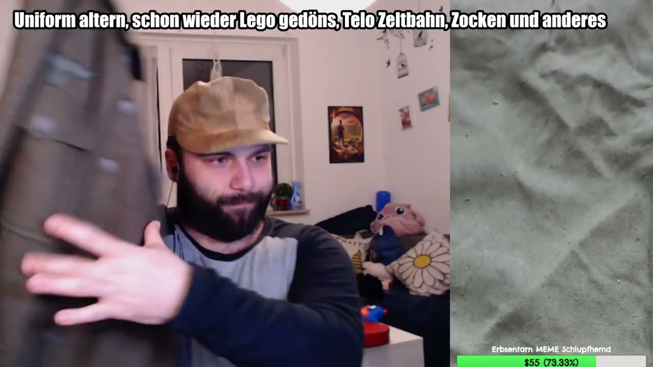 Uniform altern, schon wieder Lego gedöns, Telo Zeltbahn, Zocken -Frontal Filmwerke Streamt