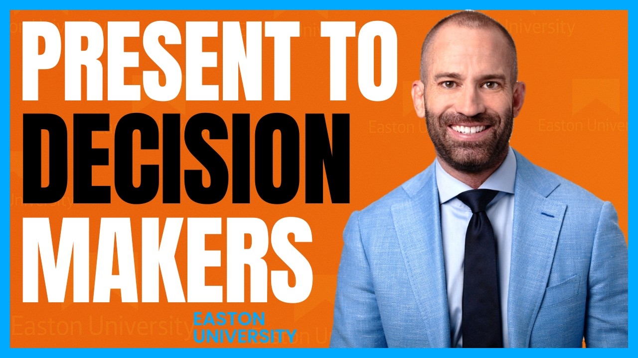 How to Present to Decision Makers