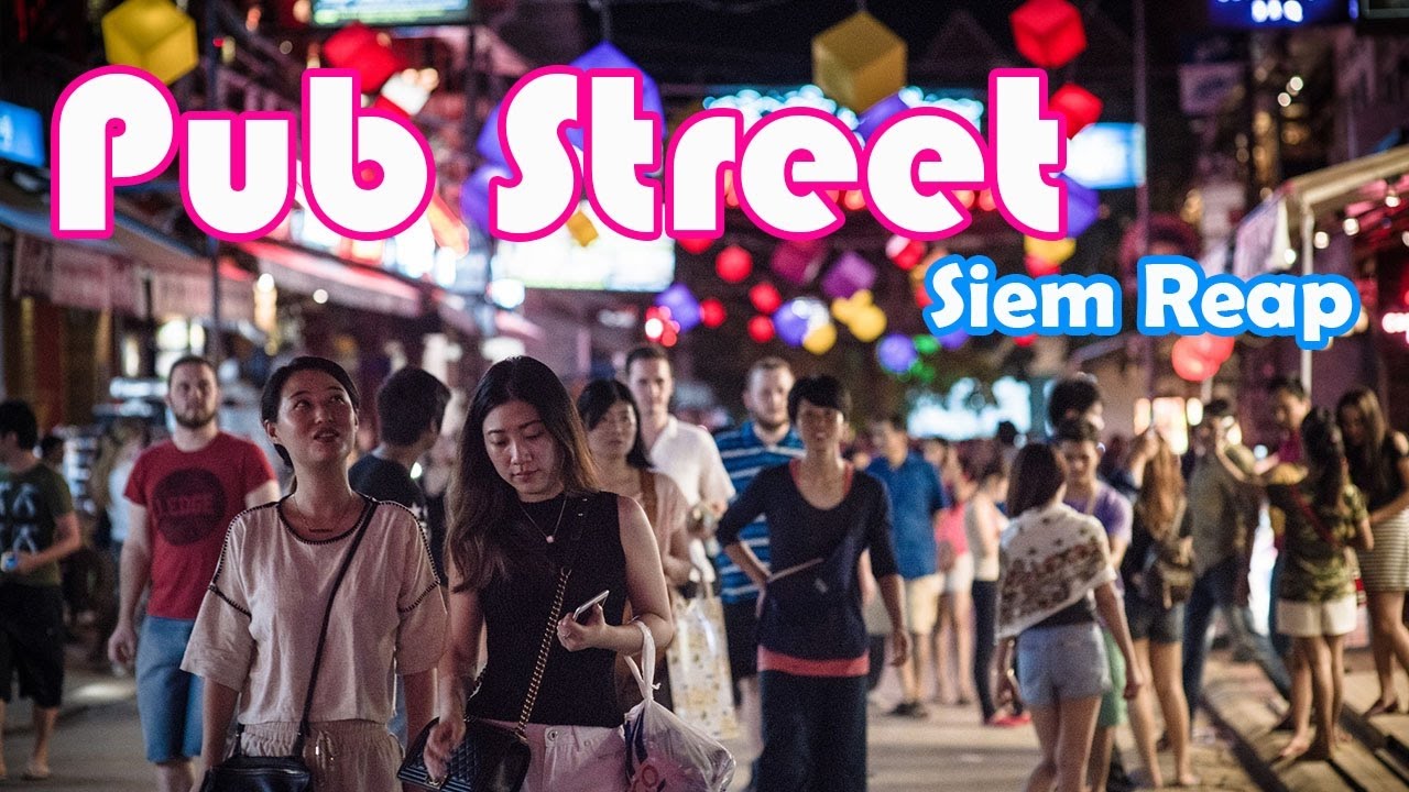 Happy New Year 2017 countdown at Pub Street, Siem Reap