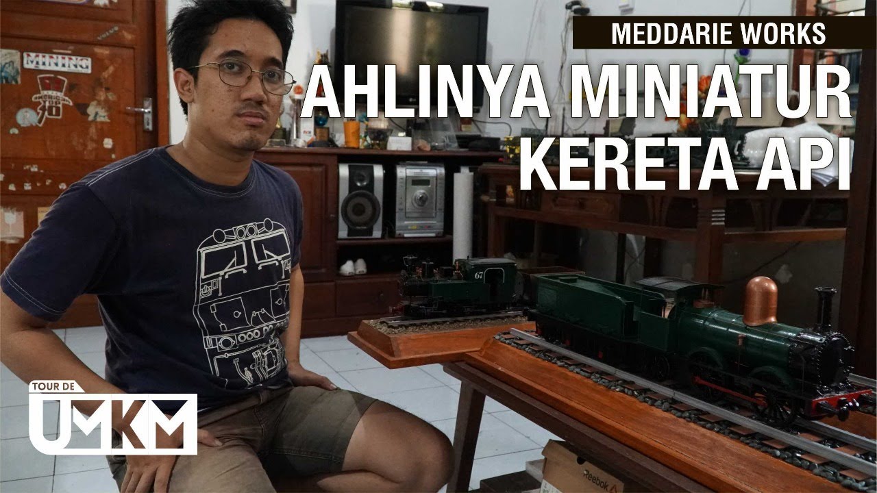 Miniatur Kereta Api Produksi Medarrie Works Diminati Hingga Eropa