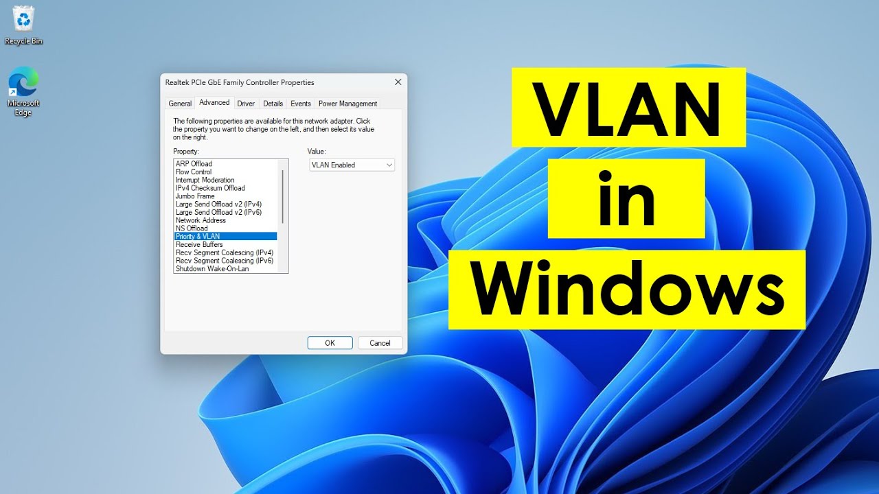 How to configure VLAN on Windows 11/10