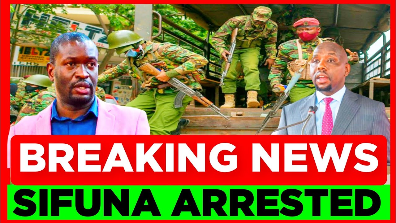 BREAKING! CS Murkomen Orders for The ARREST of Sifuna  After he was Teargased in KAKAMEGA