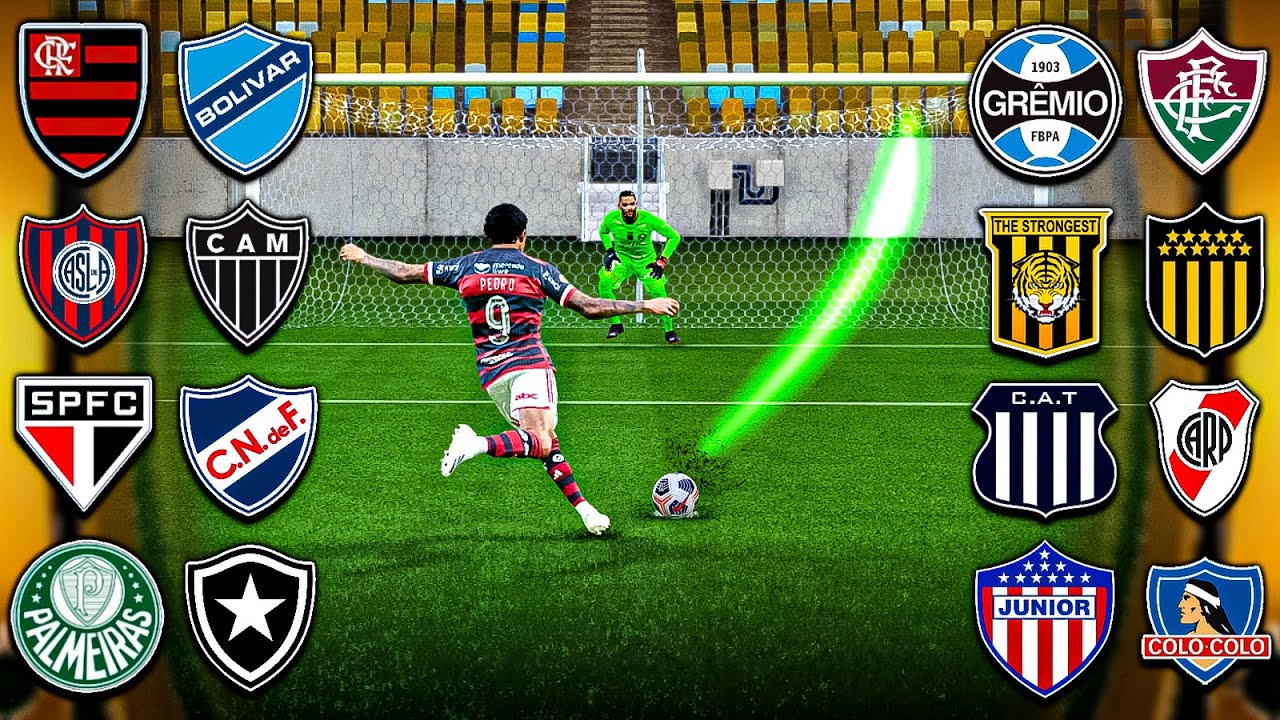 OITAVAS DE FINAIS DA LIBERTADORES 2024 NOS PÊNALTIS !! EFootball 2024