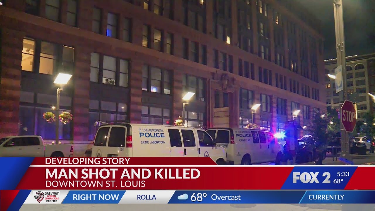 Man shot, killed inside loft building in downtown St. Louis