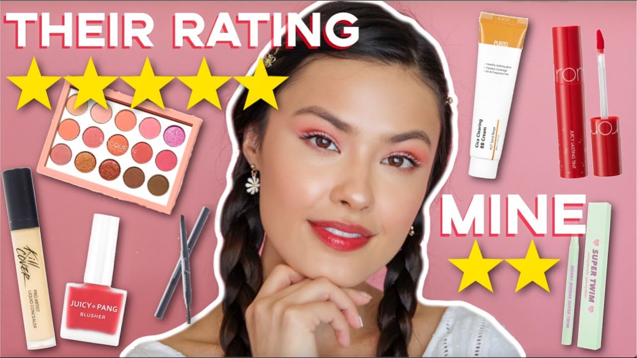 Highest-Rated (4+ Stars) Korean Makeup | Comparing My Opinion w/ Yesstyle Reviews!